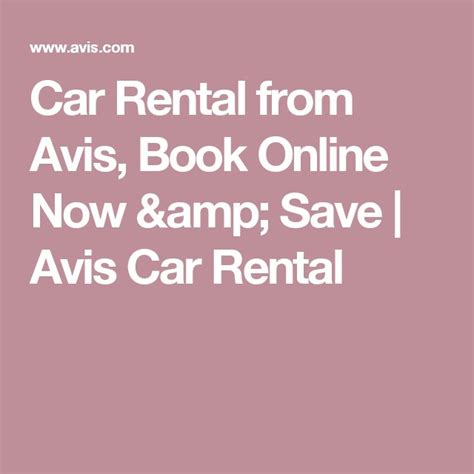 Car Rentals from Avis, Book Online Now & Save